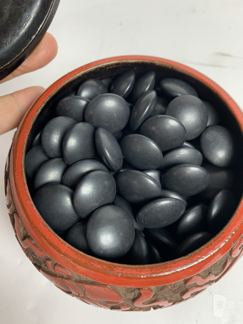 明 剔红八吉祥纹围棋盒一对 - 图16